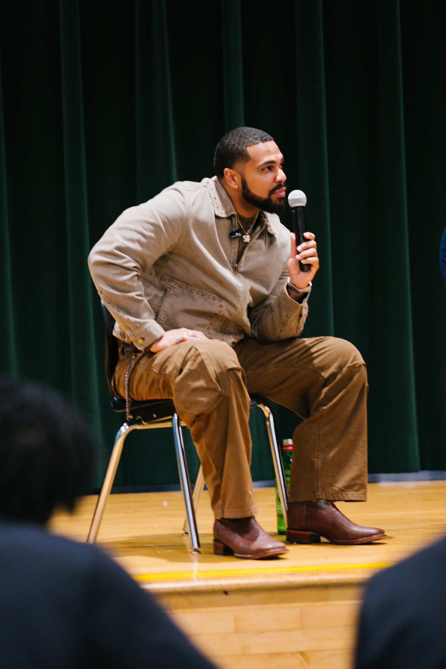 Shaquille Figueroa speaking